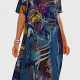 Vestido Lidia de Tela Transpirable con Diseño Moderno para un Estilo Fresco y Elegante