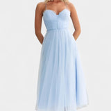 Vestido midi de tul Eileen elegante y sofisticado
