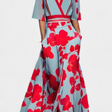 Vestido Daphne Envoltura Floral con Estilo Atemporal y Elegancia