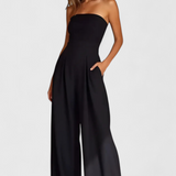Vestido Monocromático Elegante sin Mangas
