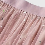 Falda de Lentejuelas Colette con Dobladillo Fruncido y Cintura Alta - Elegancia y Estilo en Cada Paso