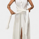 Meryl Vestido Camisero con Botones y Cinturón Ajustable para un Estilo Elegante y Comodidad
