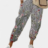 Mely Pantalones de Lino de Corte Relajado y Diseño Atemporal para un Estilo Clásico y Cómodo