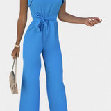 Vestido Shalonda Mono Elegante sin Mangas con Lazo para un estilo sofisticado