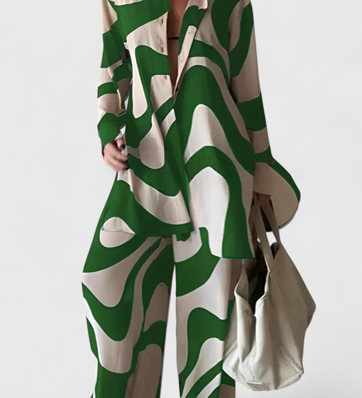 Conjunto de Verano Melania con Estilo Natural para un Look Fresco y Elegante