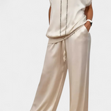 Elegante Conjunto de Primavera de Dos Piezas con Estilo Sofisticado