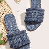 Zapatillas con Flecos Elegantes y Confortables para un Estilo Único