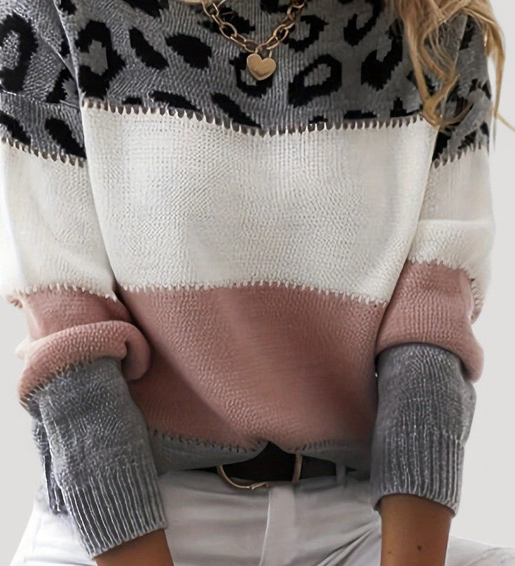 Sophie Jersey de Punto con Patrón Divertido y Moderno