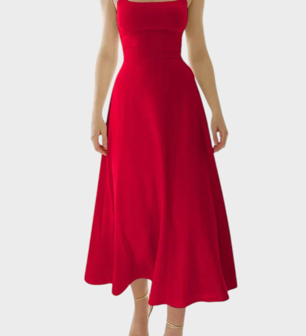 Lys Vestido de Tirantes con Corte Entallado, Estilo Elegante y Sofisticado