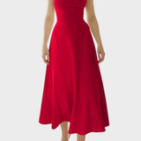Lys Vestido de Tirantes con Corte Entallado, Estilo Elegante y Sofisticado