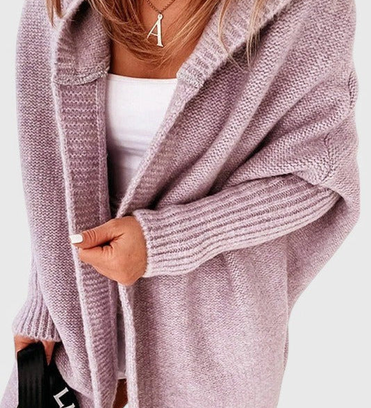 Lovisa Cárdigan Oversized de Punto con Capucha para un look cómodo y moderno