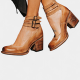 Penka Tacones con Bloque Moderno en Eco-Cuero y Diseño Atemporal