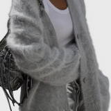 Elegante suéter de mezclilla de cachemira suave Daniela