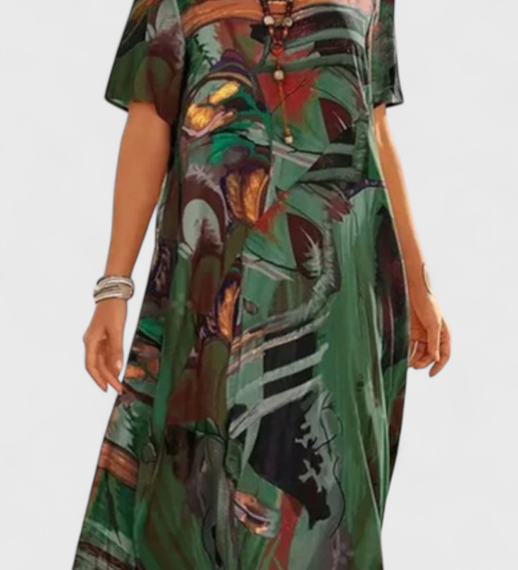 Vestido Lidia de Tela Transpirable con Diseño Moderno para un Estilo Fresco y Elegante