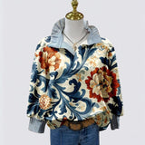 Blusa con Estampado Floral Vintage