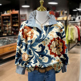 Blusa con Estampado Floral Vintage