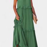 Vestido Monica de Estilo Clásico y Confort para una Frescura Natural