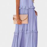Vestido Monica de Estilo Clásico y Confort para una Frescura Natural