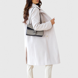 Abrigo Clásico de Lana Yara con Silueta Estructurada Para un Look Elegante y Sofisticado