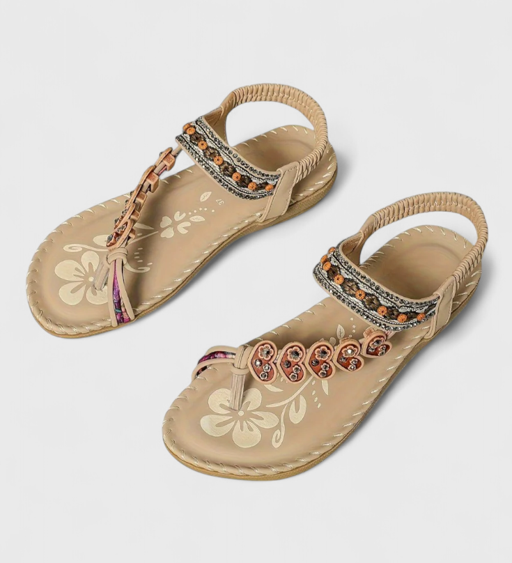 Sandalias Liriana Extremadamente Cómodas con Toques de Elegancia