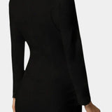 Heidi Vestido Blazer Elegante con Doble Botonadura y Corte Estructurado