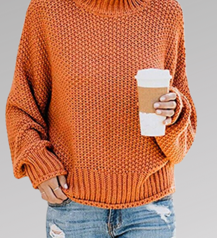 Molly Jersey de punto grueso de corte relajado para mayor comodidad