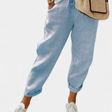 Alba Pantalones Rectos Transpirables - Comodidad y Estilo para Cada Día