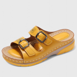 Tamsin Sandalias de Cuero con Diseños Ortopédicos para Máxima Comodidad