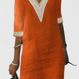 Vestido midi casual de elegancia sofisticada Malia