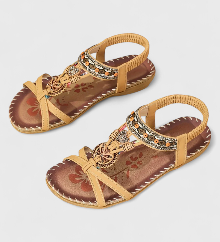 Lera Sandalias Bohemias Planas - Comodidad y Estilo para Cada Momento
