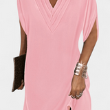 Vestido Shift Lesley Elegante con Escote en V para un look sofisticado