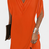 Vestido Shift Lesley Elegante con Escote en V para un look sofisticado