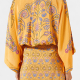 Vestido Boho Candela con Estampado Floral y Escote en V Cruzado para un look con estilo