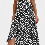 Camila Falda Envolvente Boho con Diseño Asimétrico y Estampados Únicos