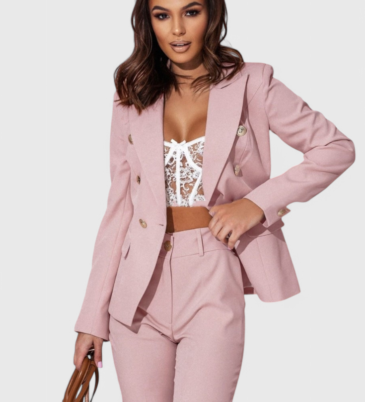 Conjunto Elegante de Blazer y Pantalones Rosalind para un estilo sofisticado