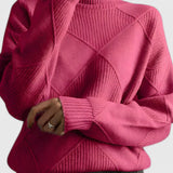 Jersey de Cachemira con Cuello Alto de Jazmín - Elegancia y Confort Disponible