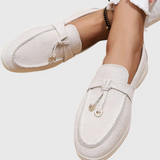 Elegantes Mocasines Coralie con Acabado en Suede para un Estilo Sofisticado