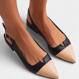 Grazia Sandalias Vibrantes con Punta Afilada y Tira Trasera para un Estilo Único