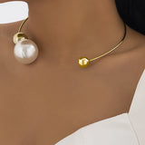 Elegantes Collares de Perlas de Metal para un Estilo Sofisticado