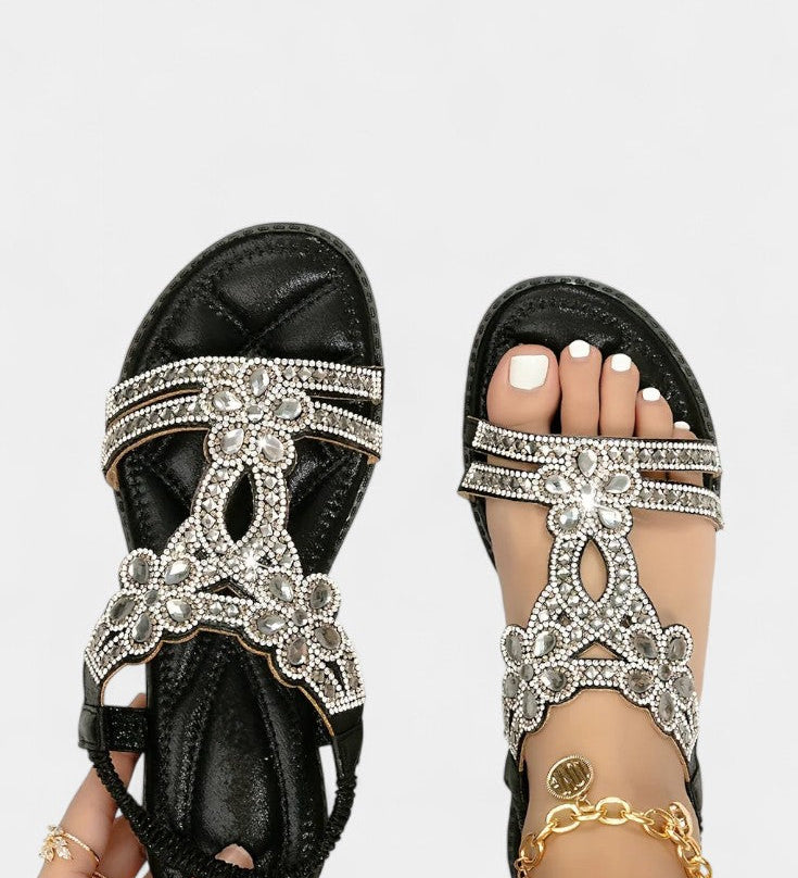 Sandalias Gladiadoras Alaya con Detalles Elegantes