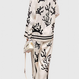 Conjunto de Pierna Ancha Nazaret con Diseño Artístico para Estilo Único