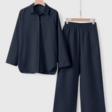 Conjunto de Dos Piezas en Lino y Algodón Skye con Estilo Relajado y Confortable