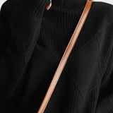 Jersey de Cachemira con Cuello Alto de Jazmín - Elegancia y Confort Disponible