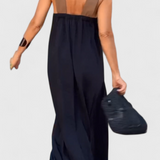 Vestido Edith de Cuello Cruzado y Espalda Abierta para un Estilo Elegante y Seductor