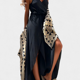 Donatila de Algodón Lavado con Aberturas Laterales y Escote Cruzado - Elegancia y Comodidad en tu Estilo