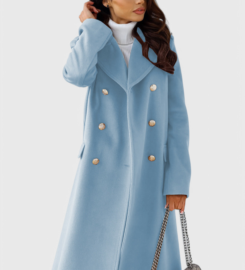Abrigo Clásico de Lana Yara con Silueta Estructurada Para un Look Elegante y Sofisticado