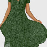 Nuria Vestido Midi Casual con Elegante Escote en V
