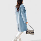 Abrigo Clásico de Lana Yara con Silueta Estructurada Para un Look Elegante y Sofisticado