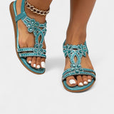 Sandalias Gladiadoras Alaya con Detalles Elegantes