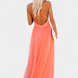 Vestido Maxi de Tul sin Mangas Gergana - Elegancia y Comodidad para Cada Ocasión